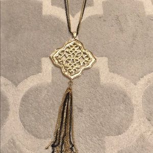 Long Quatrefoil necklace